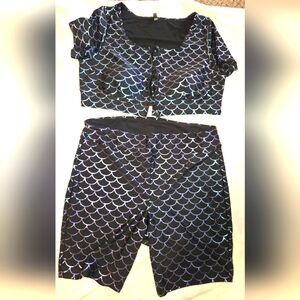 NWOT Mermaid Size 3 Complete Swim Set! Super Rare!